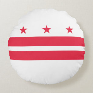 Vlag van Washington D.C. (District of Columbia) Rond Kussen