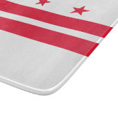 Vlag van Washington D.C. (District of Columbia) Snijplank (Hoek)