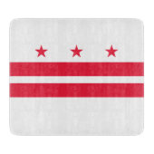 Vlag van Washington D.C. (District of Columbia) Snijplank (Voorkant)