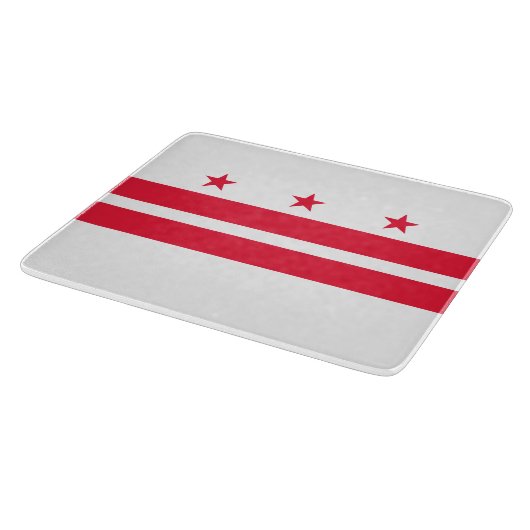 Vlag van Washington D.C. (District of Columbia) Snijplank (Hoek)