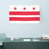 Vlag van Washington D.C. (District of Columbia) Spandoek (Beurs)