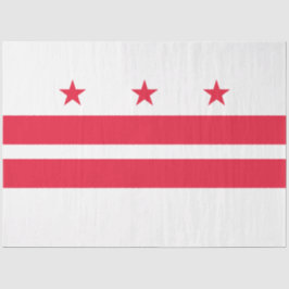 Vlag van Washington D.C. (District of Columbia) Tissuepapier