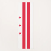Vlag van Washington D.C. (District of Columbia) Yogamat (Voorkant)
