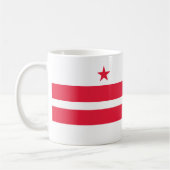 Vlag van Washington D.C. Koffiemok (Links)