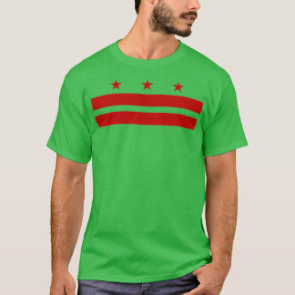 Vlag van Washington D T-shirt
