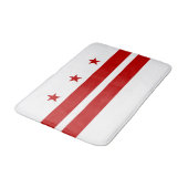 Vlag van Washington DC Badmat (Gekanteld)