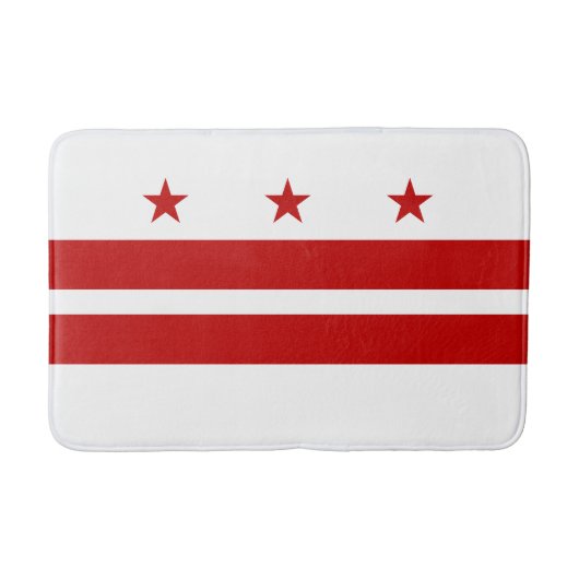 Vlag van Washington DC Badmat (Voorkant)