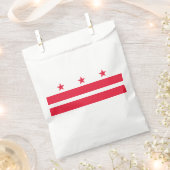 Vlag van Washington DC Bedankzakje (Geknipt)