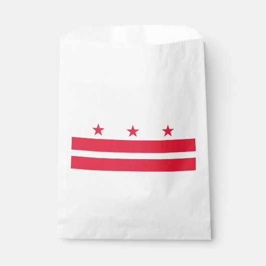 Vlag van Washington DC Bedankzakje (Voorkant)
