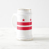 Vlag van Washington DC Bierpul (Voorkant links)