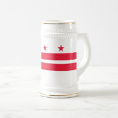 Vlag van Washington DC Bierpul (Voorkant rechts)