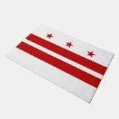 vlag van Washington DC Deurmat (Schuin)