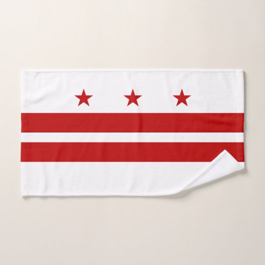 Vlag van Washington DC Handdoek (Handdoek)