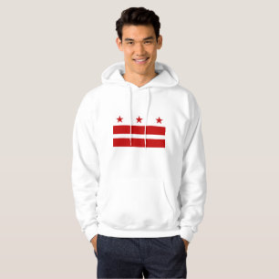 vlag van Washington DC Hoodie