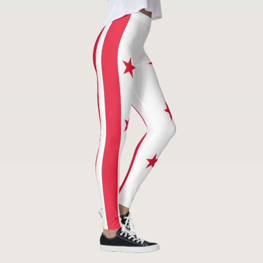 Vlag van Washington DC Leggings (Rechts)