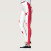 Vlag van Washington DC Leggings (Links)