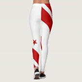 Vlag van Washington DC Leggings (Achterkant)