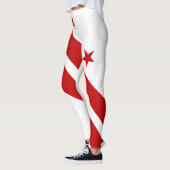 Vlag van Washington DC Leggings (Links)