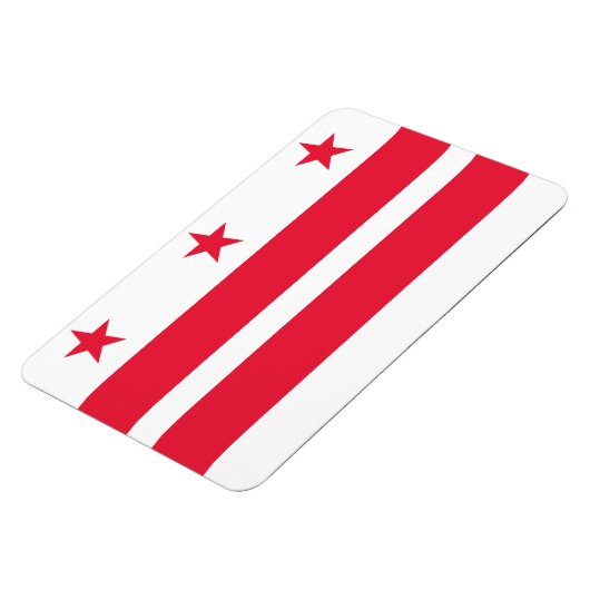 vlag van Washington DC Magneet (Linkerzijde)