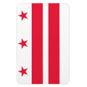 vlag van Washington DC Magneet (Verticaal)