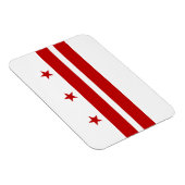 Vlag van Washington DC Magneet (Rechterzijde)
