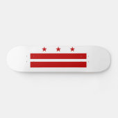 Vlag van Washington DC Persoonlijk Skateboard (Horizontaal)