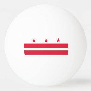 Vlag van Washington DC Pingpongbal