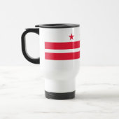 Vlag van Washington DC Reisbeker (Links)