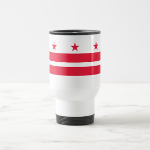 Vlag van Washington DC Reisbeker