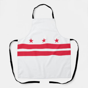 Vlag van Washington DC Schort