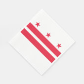 Vlag van Washington DC Servet (Hoek)