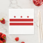 vlag van Washington DC Servet (Insitu)