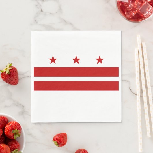 vlag van Washington DC Servet (Insitu)