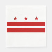 vlag van Washington DC Servet (Voorkant)