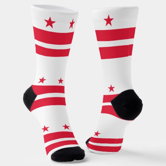 Vlag van Washington DC Sokken (Gebogen)