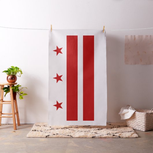 vlag van Washington DC Stof (Voorbeeld)