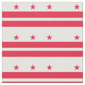 Vlag van Washington DC Stof (Close Up)