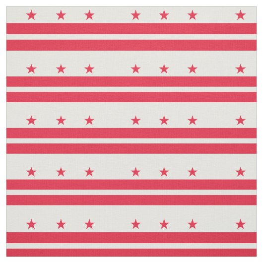 Vlag van Washington DC Stof (Swatch)