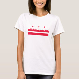 vlag van Washington DC T-shirt