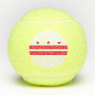 Vlag van Washington DC Tennisballen