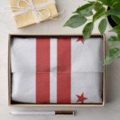 Vlag van Washington DC Tissuepapier (Geschenk)