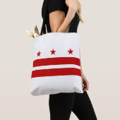 Vlag van Washington DC Tote Bag (Dichtbij)