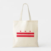 Vlag van Washington DC Tote Bag (Achterkant)