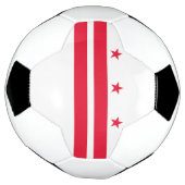Vlag van Washington DC Voetbal (Gedraaid)