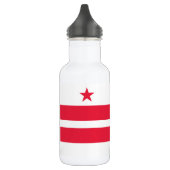 Vlag van Washington DC Waterfles (Links)
