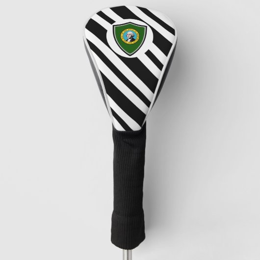vlag van Washington Golfheadcover (Voorkant)
