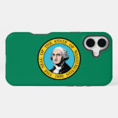 vlag van Washington iPhone Hoesje (Achterkant horizontaal)
