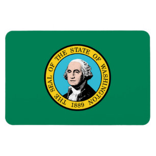 vlag van Washington Magneet