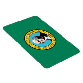 vlag van Washington Magneet (Rechterzijde)