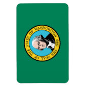 vlag van Washington Magneet (Verticaal)